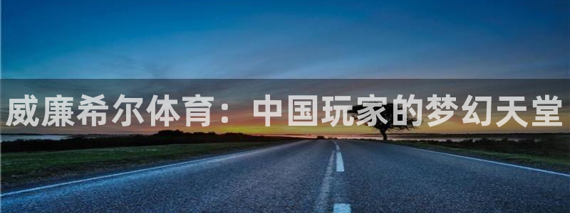 永盈welcome登陆：威廉希尔体育：中国玩家的梦幻天堂