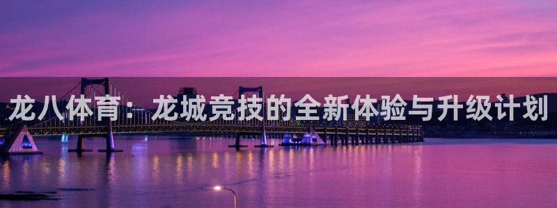 永盈welcome5注册：龙八体育：龙城竞技的全新体验与升级计划