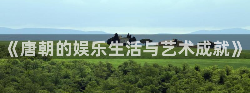 永盈welcome体育和杏耀是哪个公司的：《唐朝的娱乐生活与艺术成就》