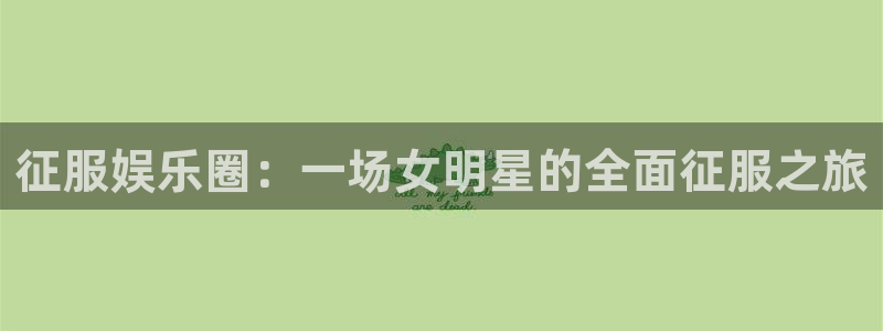 永盈welcome2平台：征服娱乐圈：一场女明星的全面征服之旅